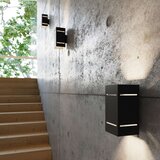  Stenska svetilka BLOCCO črna, (21347374) | Shoptok.si