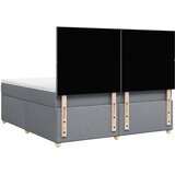  Krevet s oprugama i madracem svjetlosivi 180x200 cm od tkanine | shoptok.hr
