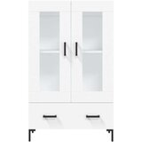 vidaXL Visoka komoda bijela 69 5 x 31 x 115 cm od konstruiranog drva | shoptok.hr