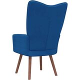  Stol za sproščanje moder žamet, (20821660) | Shoptok.si