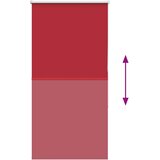 Rolo zavjesa za zamračivanje crvena 65x150 cm Širina tkanine 60,7 cm Poliester | Shoptok.si
