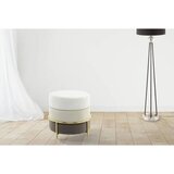 Kayoom TABURE, kovina, tekstil, leseni material krem barve, zlate barve | Shoptok.si