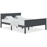  Za krevet od masivne borovine sivi 140 x 200 cm | shoptok.hr