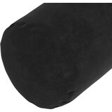 vidaXL valjkasti jastučići 2 pcs crna Ø 15 x 40 cm mikrofiber tkanina | shoptok.hr