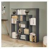 Hanah home Polica za knjige Granada Anthracite | Eponuda.com