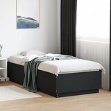  Okvir za krevet crni 90x200 cm konstruirano drvo | shoptok.hr