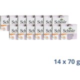Schesir cat - piletina i račići u prirodnom sosu - 980 g