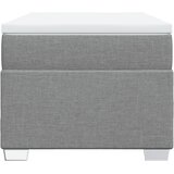 Box spring krevet s madracem svjetlosivi 90x190 cm od tkanine | shoptok.hr