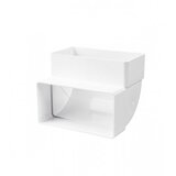 Vents Koljeno za ventilaciju 90 204x60mm PVC bijela 8282 | Eponuda.ba