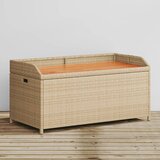 vidaXL Klop s prostorom za shranjevanje bež 100x50x52 cm Cene