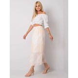 Italy Moda Skirt-DHJ-SD-13325.73P-light beige | Shoptok.si