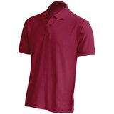  Muška polo majica kratkih rukava, bordo crvena Cijene