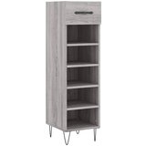 Maison Chic Omarica za obutev - Kopa za čevlje siva sonoma 30x35x105 cm inženirski les, (21777848) | Shoptok.si