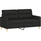  3-dijelni set sofa s jastucima crni od tkanine | shoptok.hr