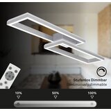 BRILO led rgbw prigušiva stropni luster frame 2xLED/21W/230V 2700-6500K+ sa daljinskim upravljačem | Eponuda.com