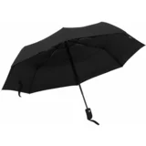 vidaXL Zložljivi dežnik črn 95 cm