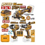 Ingco COSLI251292E AKU SET (BUŠ 96NM+BRUS+UD.ODVIJAČ 850NM) SUPER | Eponuda.com