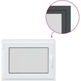  Podrumski prozor RISOR 80x50 cm Okretno-nagibni DIN lijevi antracit - Antracit 80 x 50 cm (dvoslojni) 1 Naginjanje i okretanje | shoptok.hr