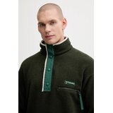 Columbia Športen pulover 'Helvetia II' oliva / smaragd / bela | Shoptok.si