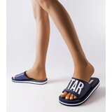 Big Star Navy Blue Flip-Flops | shoptok.hr