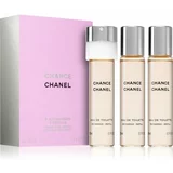 Chanel Chance toaletna voda polnilo 3x20 ml za ženske