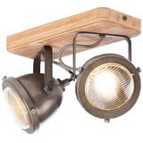 Brilliant Plafonsko usmereno svetlo CARMEN WOOD 2xGU10/5W/230V eukaliptus | Eponuda.com