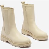 Resti Beige women's high boots with flat heel Vedesa | ePonuda.com