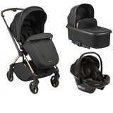 Kikka Boo kolica Lanah 3in1 set sa autosedištem I-Prime I-size i tvrdom korpom Black (KKB21147 SET) | ePonuda.com