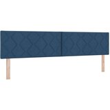  Boxspring - Krevet s oprugama s madracem Plava 200 x 200 cm tkanina | shoptok.hr