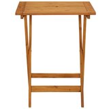  3-dijelni bistro set od tkanine i masivnog drva smeđesivi | shoptok.hr