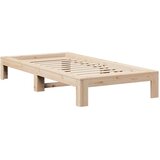  Okvir kreveta bez madraca 75 x 190 cm od masivne borovine | shoptok.hr