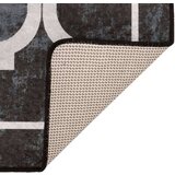  Preproga pralna črna in bela 80x300 cm protizdrsna | Shoptok.si