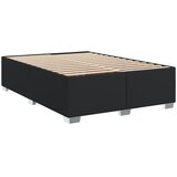  s oprugama i madracem crni 140 x 190 cm od umjetne kože | shoptok.hr