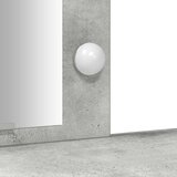  Toaletni stol s LED svjetlima Beton sivi 102x33x135 cm | shoptok.hr