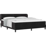  s opruga kutije s uzglavljem Crna 180 x 200 cm Baršun | shoptok.hr