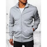 DStreet Men's Light Grey Zippered Sweatshirt | shoptok.hr