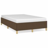  The Living Store Posteljni okvir temno rjav 120x190 cm tkanina - Posteljni Okvir, (21528517) | Shoptok.si