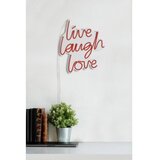 WALLXPERT zidna LED dekoracija Live Laugh Love Red | ePonuda.com