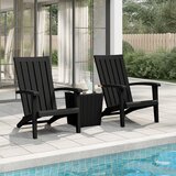 Maison Chic Vrtni Stoli - Stol za vrt adirondack stol 2 kosa črn polipropilen JS580, (21878651) | Shoptok.si