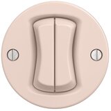  Reblig - Retro dvostruki taster bez okvira staroružičasta | Eponuda.com