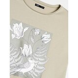 Sinsay Majica s cvjetnim printom i udjelom viskoze | shoptok.hr