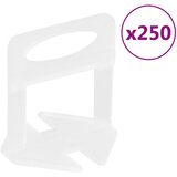vidaXL Kopče za niveliranje pločica 250 kom 3 mm | shoptok.hr
