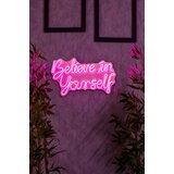 Wallity dekorativno led osvetljenje believe in yourself, roze | ePonuda.com