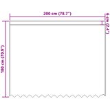  Čipkasta zavjesa sa zavjesama Bijelo 180 x 200 cm Poliester | shoptok.hr