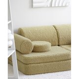 Wigiwama Zelena otroška sedežna garnitura iz tkanine bouclé 132 cm Settee – | Shoptok.si
