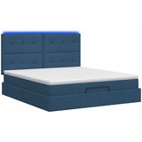  od pjene s madracem i LED-om Plava 140 x 190 cm Tkanina | shoptok.hr