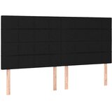  Krevet s oprugama i madracem crni 160x200 cm od tkanine | shoptok.hr