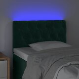  LED uzglavlje tamnozeleno 80x7x78/88 cm baršunasto | Eponuda.ba