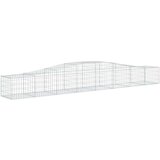  Lučne gabionske košare 15 kom 400x50x40/60 cm pocinčano željezo | shoptok.hr