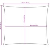  Jedro za zaštitu od sunca od tkanine Oxford pravokutno 2x2 5 m crveno - Crvena 2 x 2.5 m 1 | shoptok.hr